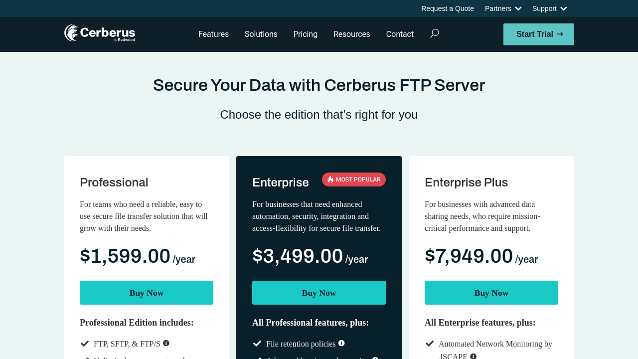 Cerberus FTP Server